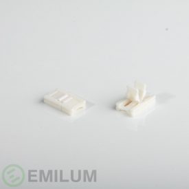 LED szalag csatlakozó bilincs, 10 db, 2 tűs, 10mm