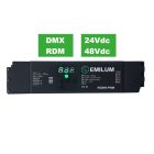 LED PWM Mennyezeti fényerőszabályzó, 4 csatornás, DMX/RDM, 12 48V, 240W (480W   48V)