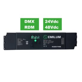   LED PWM Mennyezeti fényerőszabályzó, 4 csatornás, DMX/RDM, 12 48V, 240W (480W   48V)