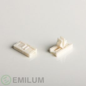 LED szalag csatlakozó bilincs, 10 db, 2 tűs, 8mm