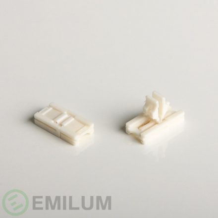 LED szalag csatlakozó bilincs, 10 db, 2 tűs, 8mm