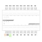 Relé Aktor, 16 csatorna, DMX/RDM, 16A, 230V