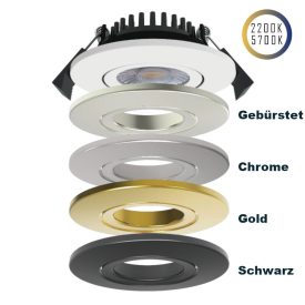   LED Swing Spot 24V, 5W, 2200K/5700K, CRI90 (Dualwhite, Tuneable white, CCT)