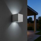 LED fali lámpa 24V, 10W, Tunable White, CRI90, IP54, fehér