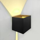 LED fali lámpa 24V, 8W, RGBW/2700K, CRI90, IP54 fekete