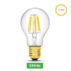 LED izzó 24V, 8W, 2700K, E27
