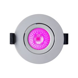 LED Swing Spot 24V, 5W, RGBW/3000K, CRI90