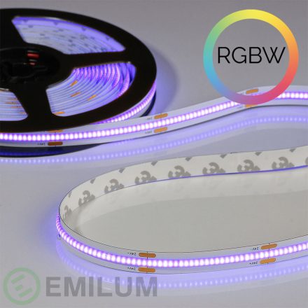 Flex COB RGBW LED szalag 24V, 18W, RGBW/2700K, CRI90, 784LED, IP20, 12mm