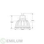 LED Retrofit Spot, 24V, 4W, 2700K, MR16 (GU5.3)