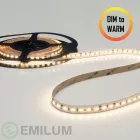 Dim To Warm LED Szalag 24V, 17W, 3000K 2200K, CRI90, 224LED, IP20, 10mm