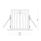 LED spot 24V, 10W, RGBW/3000K, CRI90