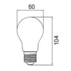 LED-Filament 24V, 8W, 3000K, E27