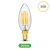 LED Filament gyertyaalakú, 24V, 5W, 3000K, E14 