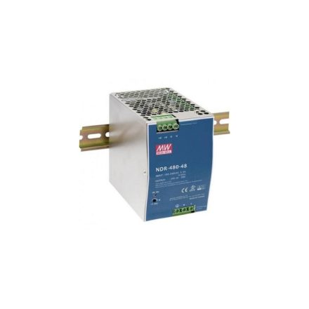 NDR 480 48 Tápegység (DIN sínre szerelhető)  Állandó feszültség, 480 W 0   10 A 48 V/DC PFC