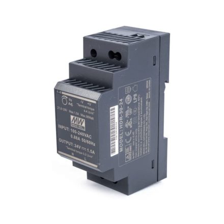 HDR 30 24 Tápegység (DIN sínre szerelhető) Állandó feszültség, 36 W 0   1,5 A 24 V/DC PFC 